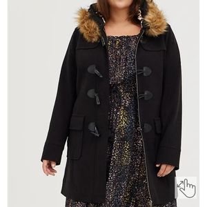 Torrid black coat